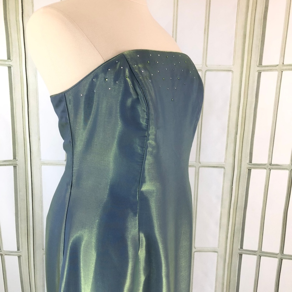 Scott McClintock Strapless Fit Flare Evening Dress - Picture 3 of 8